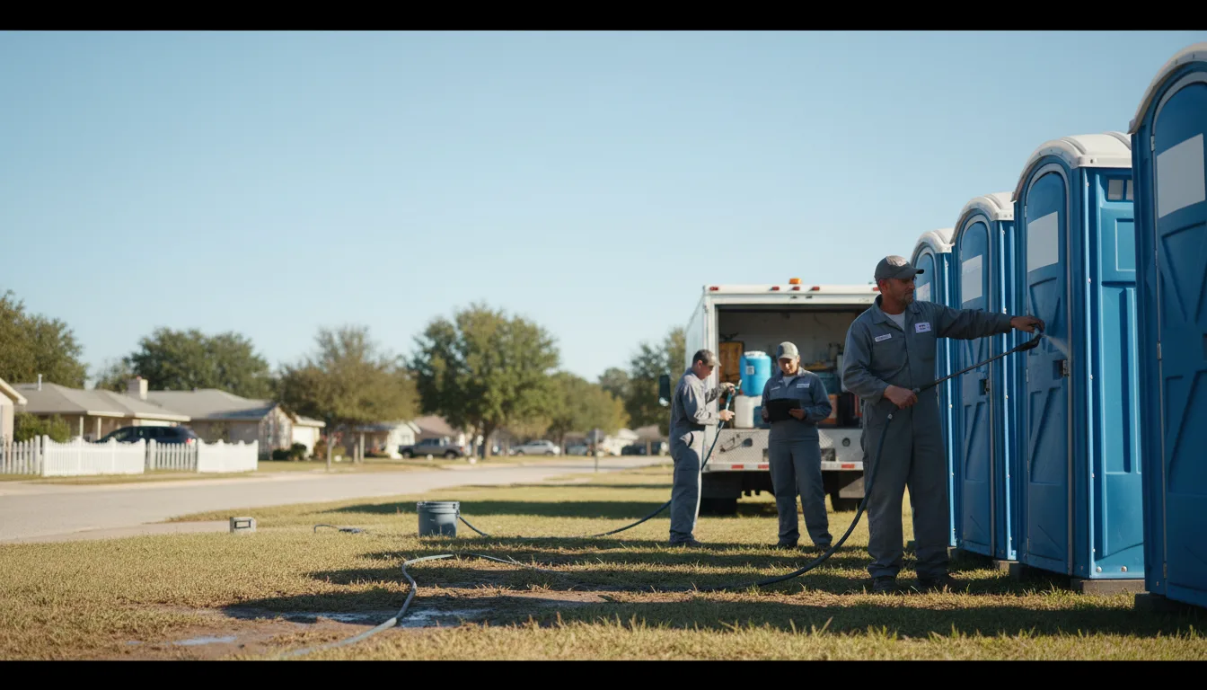 Long-Term Portable Toilet Rental in Erhard, MN near me